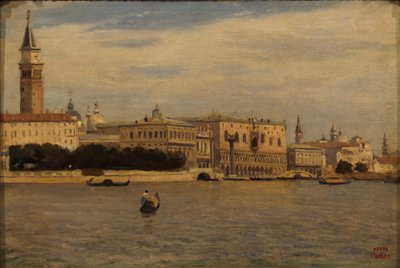 Venice from the Dogana by Jean Baptiste Camille Corot